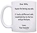 Anniversary Mug for Wife If I Had A Different Wife I'd Kick Her In Face 11oz Ceramic Coffee Mug Tea Cup White