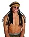 Rasta Imposta The Original Tam With Dreadlocks, Multi, One Size