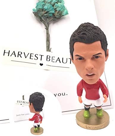 Soccer Leno Football Star Cristiano Ronaldo Action Figures Toy 2.5 inch| Club Manchester United