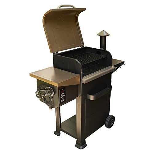 Z Grills Wood Pellet Grill & Smoker, 8 in 1 BBQ Grill Auto Temperature Control, Direct Flame