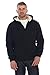 Gioberti Mens Sherpa Lined Pull Zip Fleece Hoodie Jacket