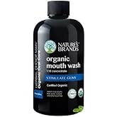Nature's Brands - Herbal Choice Mari Organic Mouth Wash, 8 Oz, Peppermint Flavor - Tea Tree, Thyme & Fennel Oils for Fresh Breath & Healthy Gums - 1:10 Concentrated Mouthwash in BPA-Free Bottle