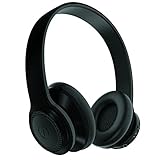 JAM SilentPro Wireless Bluetooth On-Ear Headphones, 15 Hour Playtime, Omni-rotational Ear Cups, Lightweight, Hands-Free Calling, HX-HP425BK Black