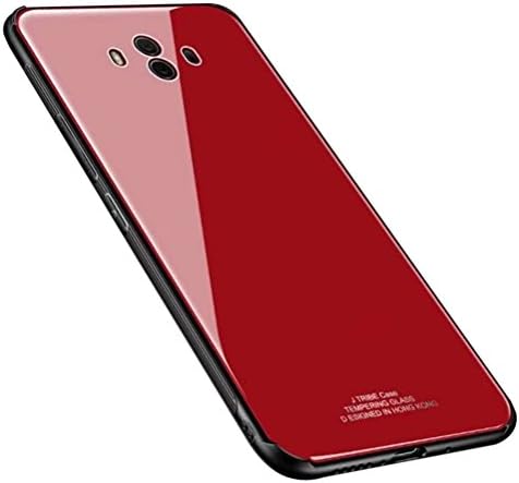 Huawei Mate 10 Pro Tempered Glass Case, [Drop Protection][Scratch Resistant] Waterproof Shell Cover For Huawei Mate 10 Pro - Red
