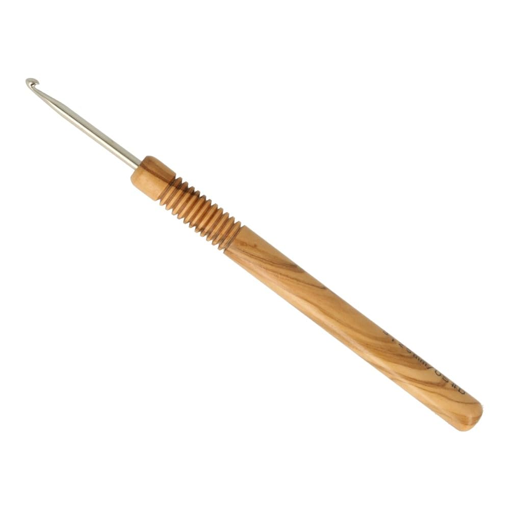 Addi Olive Wood Crochet Hook 3.25mm — image 1