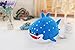 Garwarm Cute Stuffed Animals, Stuffed Whale Shark Plush Toy Soft and Cute Gifts for Kids Children, 8 Inch, 1 Piece