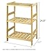 Furinno Solid Wood 3-Tier Shelf