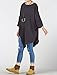 Mordenmiss Women's Plus Size Shirt Pullover Tunic Tops Asymmetry Tees Blouse L Gray