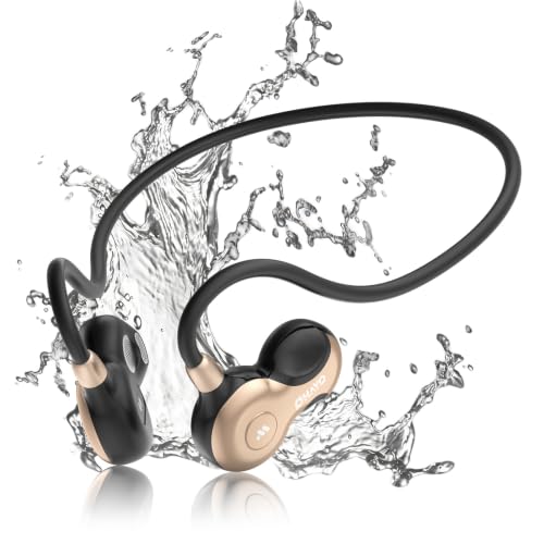 OHAYO Wireless Bluetooth Sport Earphones, Bluetooth V6.0 Headphones, IPX7 Waterproof, 10 Hours Battery Life, Fast Charging in 2 Hours, Compatible with Apple, Xiaomi, Samsung, Etc