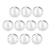 20pcs 20mm Mini Empty clear glass globe 2.0mm double hole wish glass ball bottles DIY pendant charms findings glass beads