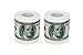 SummitLink 2 Rolls $100 Hundred US Dollar Bill Toilet Paper Tissue Napkin Prank Fun Birthday Party Novelty Gift Idea