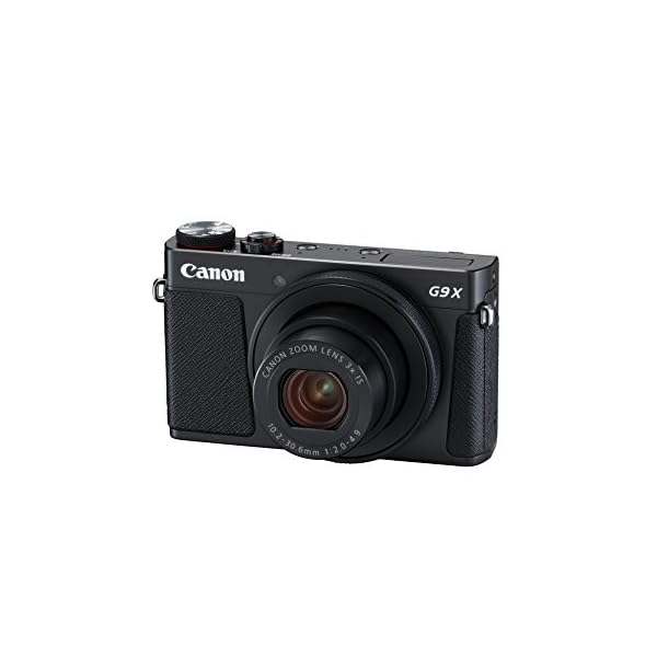 Canon PowerShot G9 X Mark II Kompaktkamera (20,1 MP, 7,5cm (3 Zoll) Display, DIGIC 7, optischer Bildstabilisator, Full-HD, WLAN, NFC, Bluetooth, Blendenautomatik; Zeitautomatik, 1080p), schwarz – Bild 3