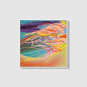 Framed Canvas Wall Art for Living Room, Bedroom Abstract Canvas Prints for Modern Home Decoration Ready to Hang - 16"x16" inches