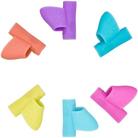 Dutoz 6 Pieces Children Pencil Grip Motop Pencil Holder Pen Writing Grip Posture Correction Tool