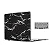 ZINMARK 13 Inch Laptop Case Cover Compatible with MacBook Air 13.3 Inch A1369 / A1466, Plastic Folio Hard Cover Casee - Black Marble