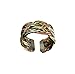 Handmade Twisted Three Metal Medicine/Healing Ring From Nepal