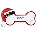 Personalized Santa Hat Dog Christmas Ornament