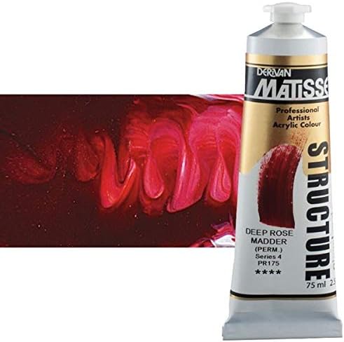 Matisse Structure Paint - Deep Rose Madder, 75 ml