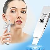 Facial Skin Scrubber, BINZIM Blackhead Acne Dead Skin Remover 3 Modes Comedones Extractor Peeling Tool USB Rechargeable Skin Massage Scrubber Spatula for Deep Clean Exfoliation and Anti-Aging