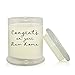 Congrats On Your New Home 8.5 oz Soy Candle - Housewarming Gift - Relocation Gift - Clean Cotton Scented
