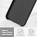 TORRAS Love Series iPhone 8 Plus Case/iPhone 7 Plus Case, Liquid Silicone Gel Rubber Case with Soft Microfiber Cloth Lining Cushion Compatible with iPhone 8 Plus/iPhone 7 Plus, Matte Black