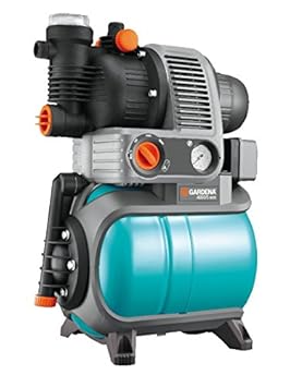 GARDENA Hauswasserwerk Comfort 4000/5 eco: Hauswasserpumpe mit Trockenlaufsicherung, Rückschlagventil, 3 Anschlüsse, Motorlei