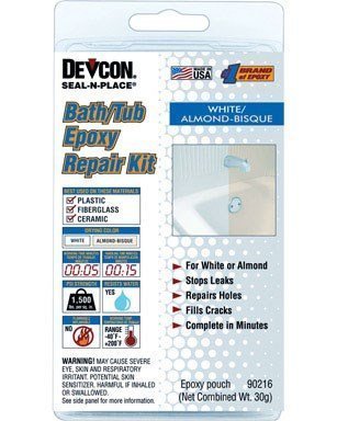 Devcon Bath Tub Epoxy Repair Kit White Tub 1500 Lb by ITW Devcon