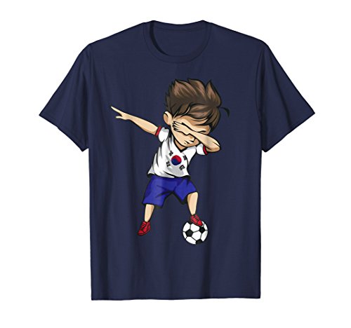 Dabbing Soccer Boy South Korea Jersey Shirt Korean Football