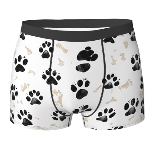 SYHEART Bone And Print Print Men'S Boxer Briefs With Elastic Comfort Fit Design For All-Day Wear