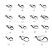 YDT Polished Stainless Steel Lobster Jewelry Clasps 15mm 50-pieces