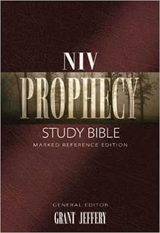Niv Prophecy Marked Reference Study Bible Hardcover Jeffrey Grant R 9780310908623 Amazon Com Books