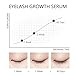 Natural Eyelash Growth Serum Enhancer Brow & Lash Serum Enhancing Formula & Rapid Brow Serum Growth Treatment for Longer, Thicker Eyelashes and Eyebrows 5ML
