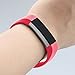 Vancle Fitbit Alta Bands, Newest Adjustable Replacement Bands for Fitbit Alta/ Fitbit Alta band/ Fitbit Alta Bands (with Metal Clasp,No Tracker)(Red,Small)
