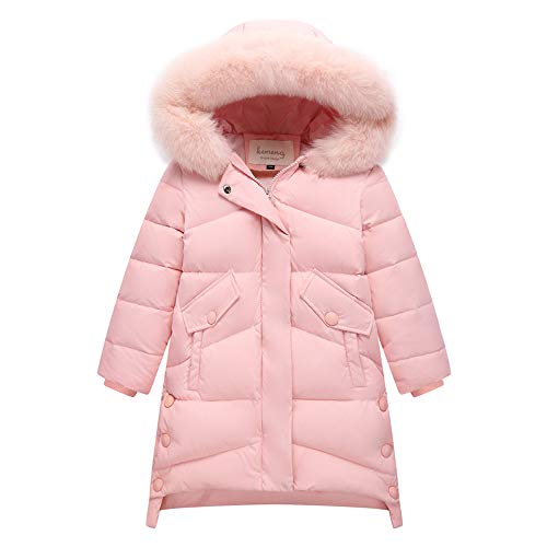 pink down parka