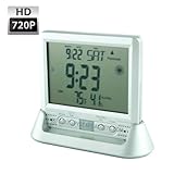 Motion Activated 720P HD Desk Clock Hidden Spy Camera with 8GB Memory Card and Up to 5 Day Battery by SpygearGadgets