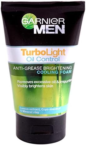 GARNIER MEN TURBO LIGHT OIL CONTROL FOAM 100ML.