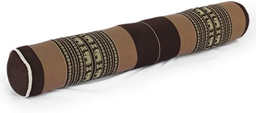 Thai Bolster Pillow, Brown_Elephant