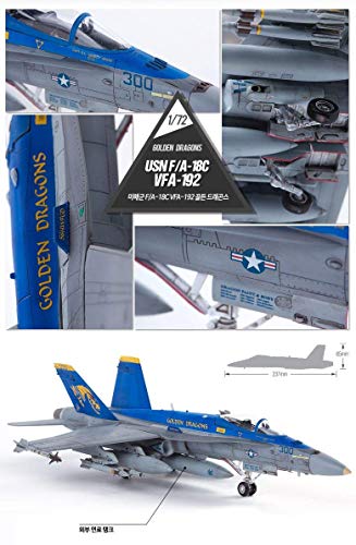 Academy 12547 USN F/A-18E VFA-143 Pukin Dogs 1/72 Scale Model Kit