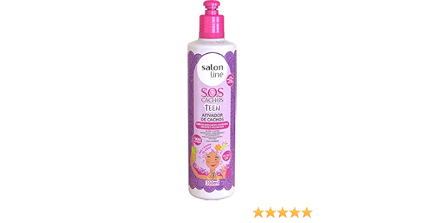 Amazon Com Linha Tratamento Sos Cachos Salon Line Ativador De Cachos Teen 300 Ml Salon Line Treatment Sos Curls Collection Teen Curl Activator 10 14 Fl Oz Beauty Personal Care
