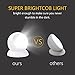 Dream Master Tap Light Battery Operated LED Night Light Mount-on Anywhere COB 360 Rotating Circle Light with Magnetic Base (2 Pack)