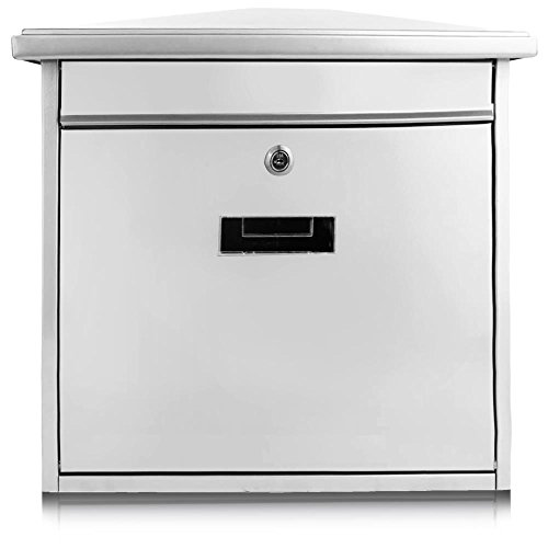 Serenelife Modern Wall Mount Lockable Mailbox Commercial Rural Home