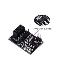 makerfocus 4pcs NRF24L01 + Wireless Módulo adaptador de arranque con 3.3 V regulador de a bordo para intellective coche