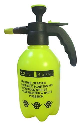 Rbotronics Sanitiser/Garden/Pump Pressure Sprayer | Lawn Sprinkler | Water Mister | Spray Bottle for Herbicides, Pesticides, Fertilisers, Plants Flowers 2.2 Litre Capacity - (Green)