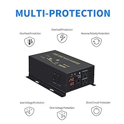 WZRELB 800W 24V 120V Pure Sine Wave Power Inverter