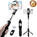 Selfie Stick Tripod Bluetooth Portable Extendable Monopod with Wireless Remote Shutter Stand for iPhone X/8 plus/7/6S/6/XS max/xr Samsung Galaxy Note S6/7/8/9 Plus, Android Phone,Camera,Smartphones