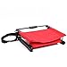 Ohuhu Stadium Chairs/Stadium Seats Bleacher Seats with Bungee Cord Cushion and Comfortable Backrest, Red