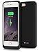 iPhone 6S Plus Battery Case, Apoptech iPhone 6S Plus Portable Charger Fast Recharge 6800mAh External Power Bank Charging Case Protective Cover Battery Charger Case for iPhone 6 Plus/ 6s Plus Black