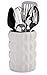 Beautiful Hand Crafted Ceramic Utensil Holder - Gorgeous Glossy White - Utensil Crock - Kitchen Caddy Organizer - Kitchen Tool Holder - Designer Crock For Spoons & Spatulas - 7 x 5 inch