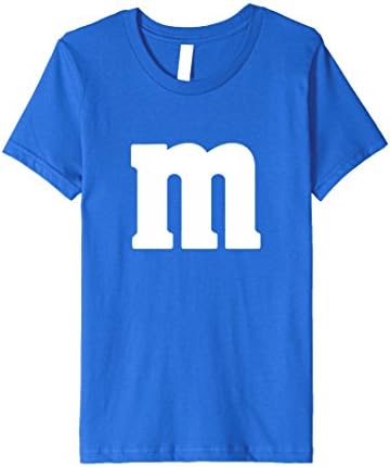 Kids M Candy Halloween Costume Shirt 12 Royal Blue