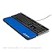 Fat Wrist Pad 17 is a 4 X 17 X 0.75 Inch Wrist Rest for Standard Keyboards and Full Length Mechanical Keyboards (Purple)